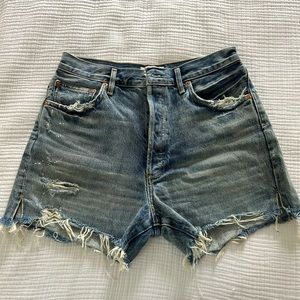 Agolde Dee Super High Rise shorts in Ricochet size 29